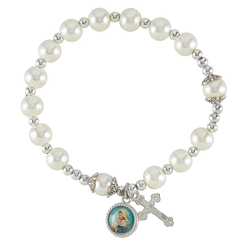 FREE Mary, Spiritual Mother Rosary Bracelet
