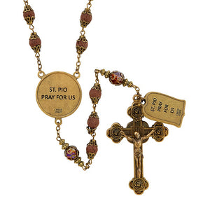 Padre Pio Vintage Rosary