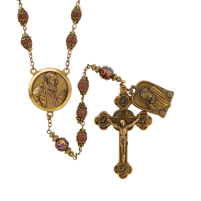 Padre Pio Vintage Rosary