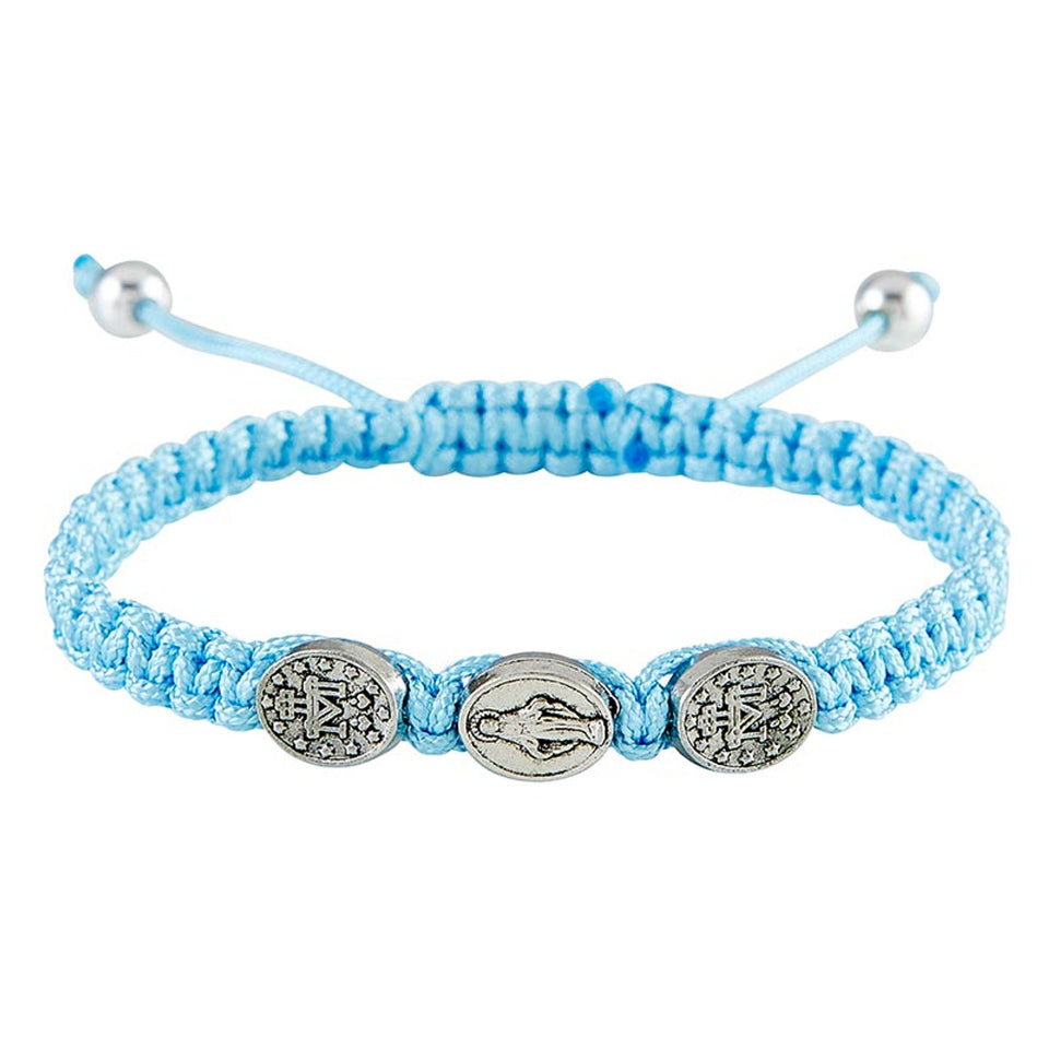 FREE Light Blue Miraculous Medal Bracelet