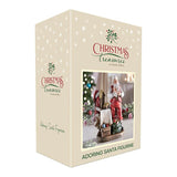 8" Adoring Santa Figurine