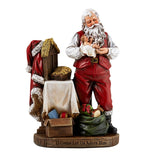 8" Adoring Santa Figurine