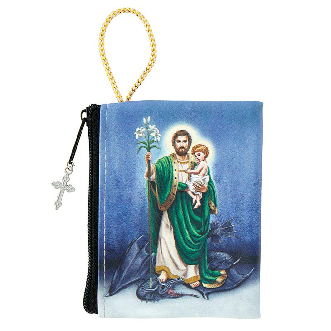 St. Joseph, Terror of Demons Zippered Rosary Case