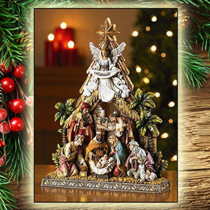 10.5" Nativity Figurine