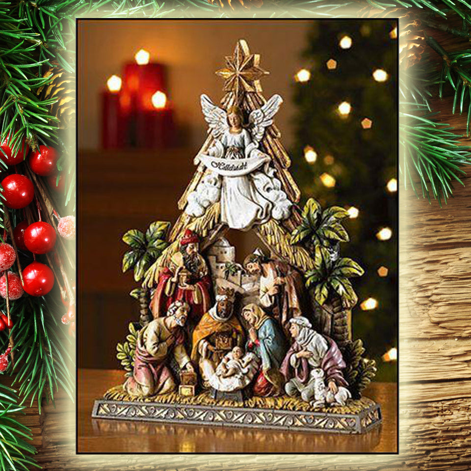 10.5" Nativity Figurine