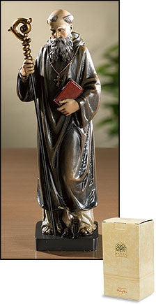 8" Saint Benedict Statue