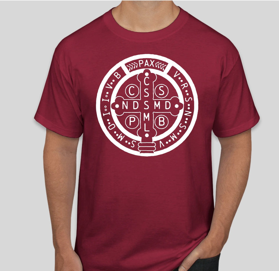 St Benedict Feast Day Bundle (T-Shirt, Rosary & Bracelet)