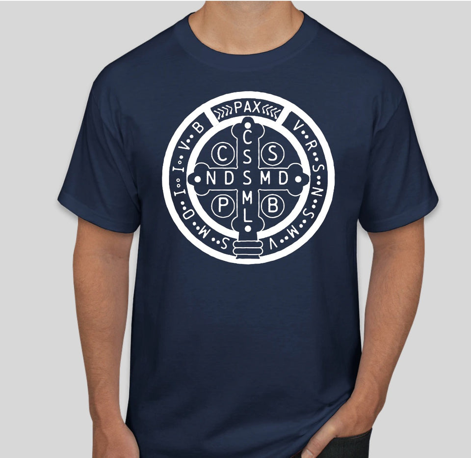 St Benedict Feast Day Bundle (T-Shirt, Rosary & Bracelet)