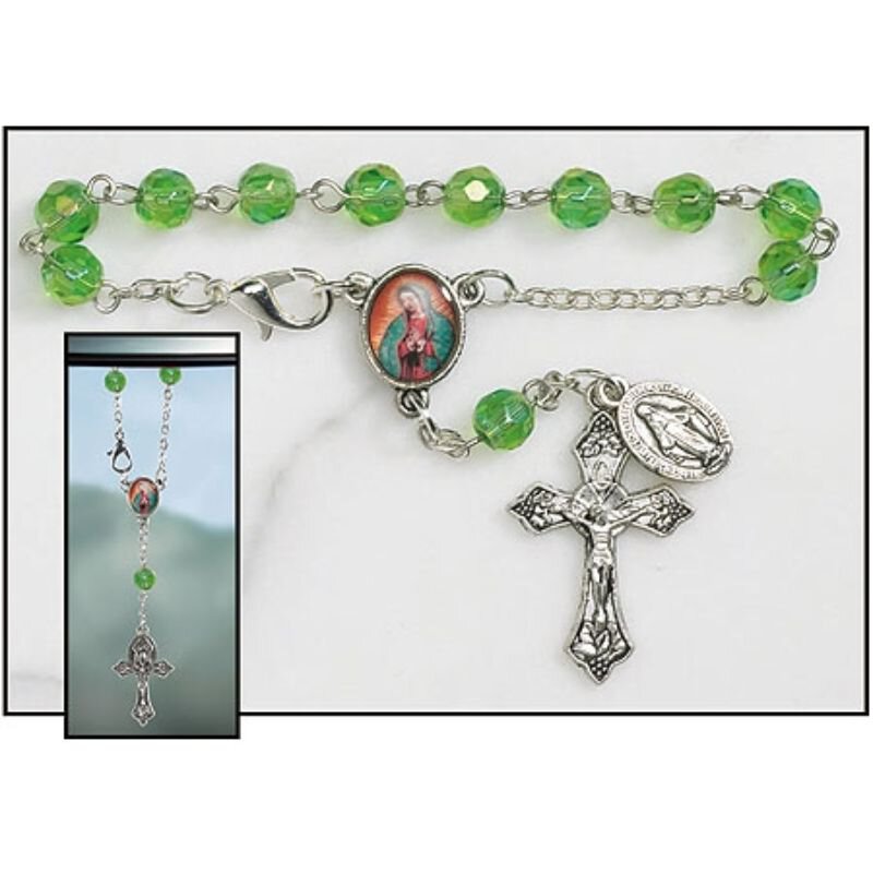 FREE Our Lady of Guadalupe Auto Rosary