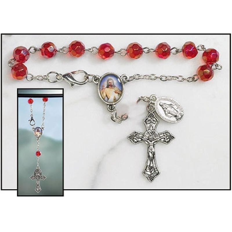 FREE  Divine Mercy Auto Rosary