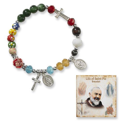 Saint Pio Bracelet and Story Card