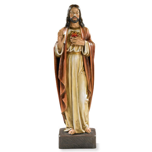 22" Sacred Heart of Jesus Statue