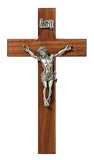 8" Walnut Crucifix
