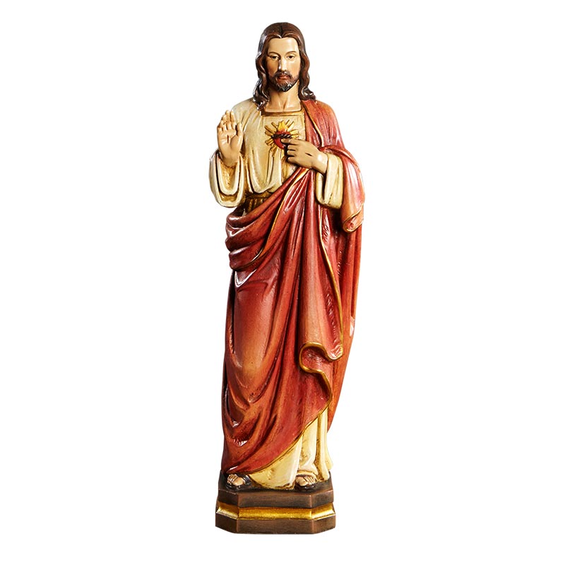 12" Sacred Heart Statue