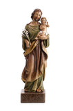 24" St. Joseph and Child Statue