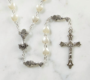 First Communion Heart Rosary