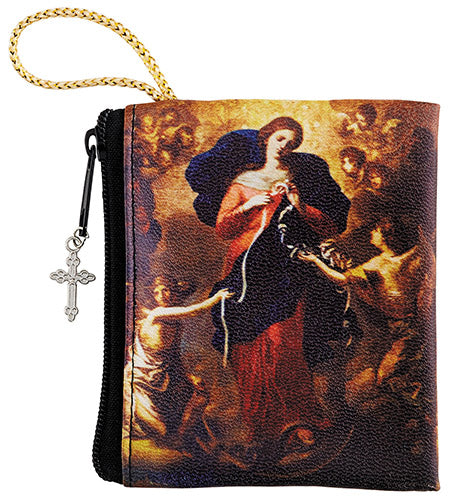 Mary, Untier of Knots Zipper Rosary Case