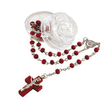 FREE Rose Scented Rosary with Two-Piece Rosebud Case