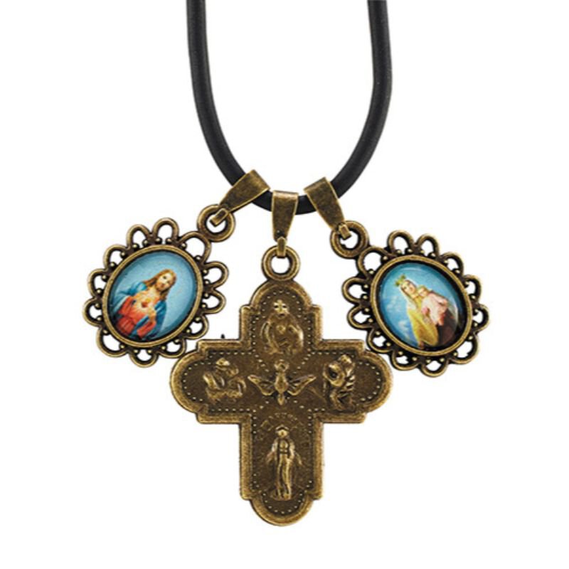 Four Way Scapular Pendant