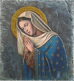 Madonna of the Rosary 10" Tile Plaque