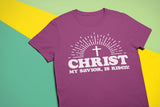 "Christ My Savior, is Risen" Easter T-Shirt