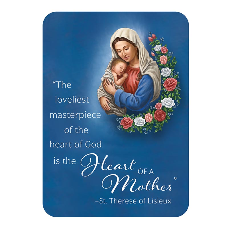 Heart of a Mother Wood Magnet