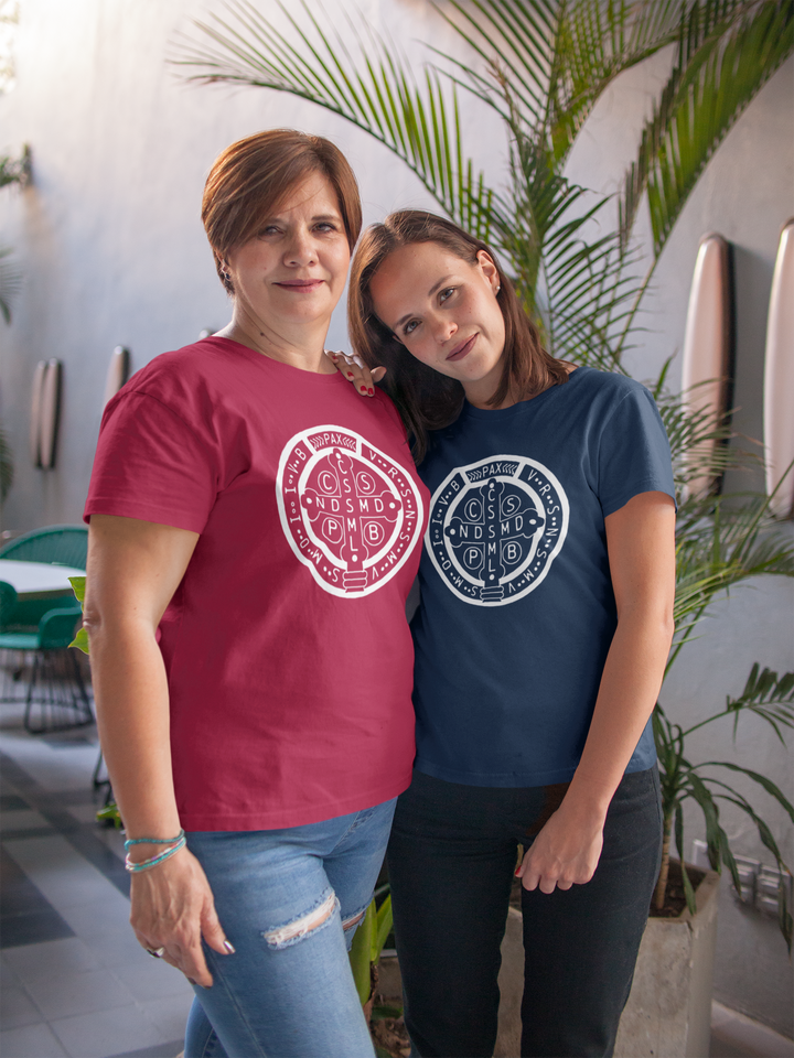 St Benedict Feast Day Bundle (T-Shirt, Rosary & Bracelet)