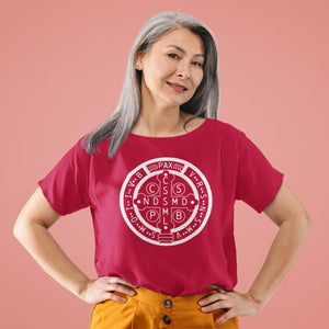 St Benedict Feast Day Bundle (T-Shirt, Rosary & Bracelet)